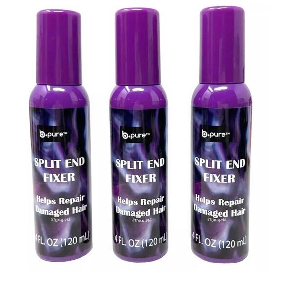 ( Lot 3 ) NEWb-pure Split End Fixer Helps Repair Damaged‎ Hair 4 oz Each - Picture 1 of 4